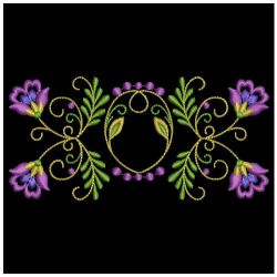 Artistic Flower Borders 04(Lg) machine embroidery designs