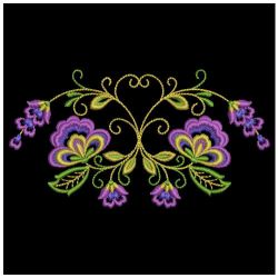 Artistic Flower Borders 05(Md) machine embroidery designs