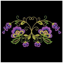 Artistic Flower Borders 05(Lg) machine embroidery designs