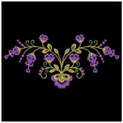 Artistic Flower Borders 07(Md) machine embroidery designs