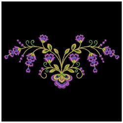 Artistic Flower Borders 07(Lg) machine embroidery designs