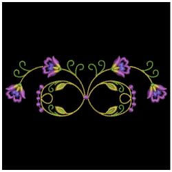 Artistic Flower Borders 08(Lg) machine embroidery designs