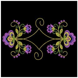 Artistic Flower Borders 09(Md) machine embroidery designs