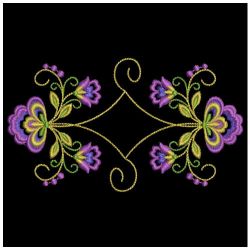 Artistic Flower Borders 09(Lg) machine embroidery designs