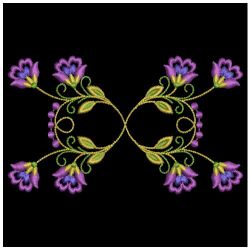 Artistic Flower Borders 10(Md) machine embroidery designs
