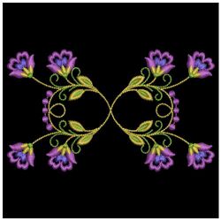 Artistic Flower Borders 10(Lg) machine embroidery designs