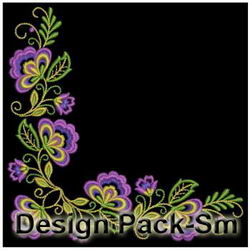 Artistic Flower Corders(Sm) machine embroidery designs