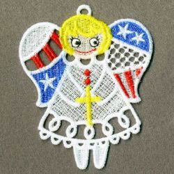 FSL Patriotic Angel Girl 01 machine embroidery designs
