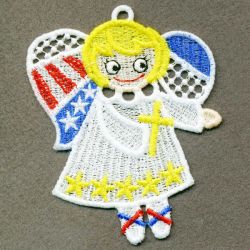 FSL Patriotic Angel Girl 03 machine embroidery designs
