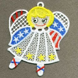 FSL Patriotic Angel Girl 04 machine embroidery designs