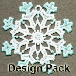 FSL Elegant Snowflakes machine embroidery designs