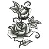 Elegant Black Rose 02(Lg)