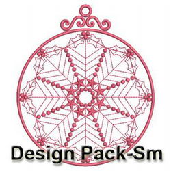 Ornament Redwork(Sm) machine embroidery designs