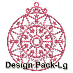 Ornament Redwork(Lg) machine embroidery designs