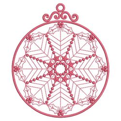 Ornament Redwork 01(Lg)