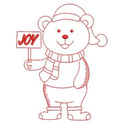 Christmas Animals 09(Lg) machine embroidery designs