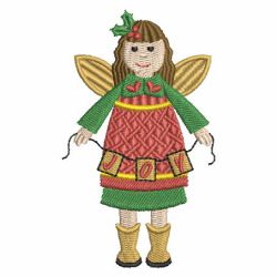 Country Christmas Angels 03 machine embroidery designs