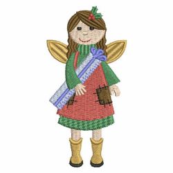 Country Christmas Angels 07 machine embroidery designs