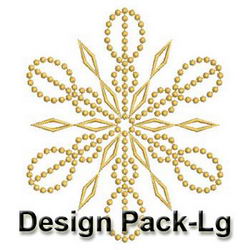 Candlewicking Snowflakes 01(Lg) machine embroidery designs