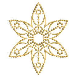 Candlewicking Snowflakes 01 06(Md) machine embroidery designs