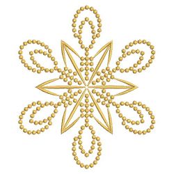 Candlewicking Snowflakes 01 08(Md) machine embroidery designs