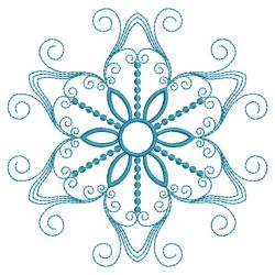 Candlewicking Snowflakes 02 07(Md) machine embroidery designs