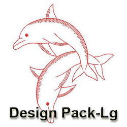 Redwork Good Friends(Lg) machine embroidery designs