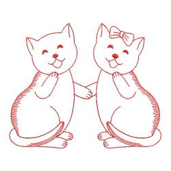 Redwork Good Friends 10(Lg) machine embroidery designs