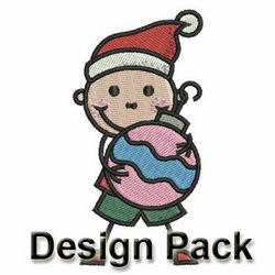 Christmas Stick Men machine embroidery designs