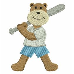 Sport Bears 01 machine embroidery designs