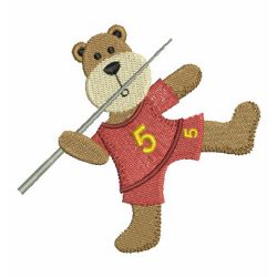 Sport Bears 02 machine embroidery designs