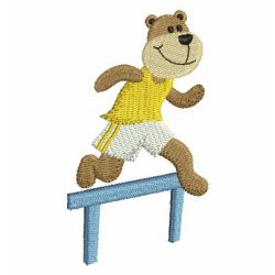 Sport Bears 03 machine embroidery designs