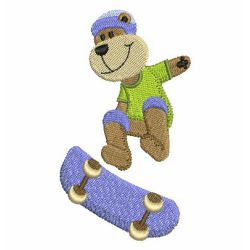 Sport Bears 04 machine embroidery designs