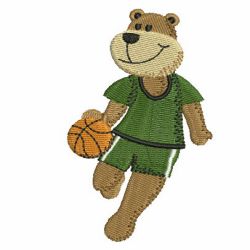 Sport Bears 09 machine embroidery designs