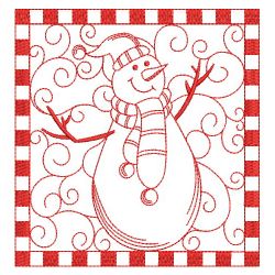 Christmas Redwork Quilts 03(Md) machine embroidery designs