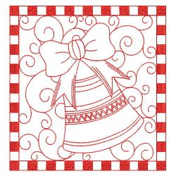Christmas Redwork Quilts 04(Lg)
