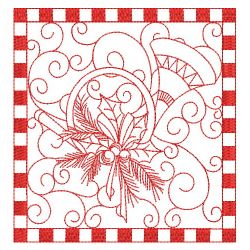 Christmas Redwork Quilts 07(Md) machine embroidery designs