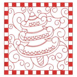 Christmas Redwork Quilts 08(Md) machine embroidery designs