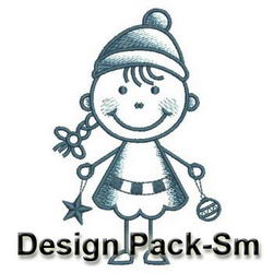 Christmas Stick Men 2(Sm) machine embroidery designs