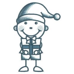 Christmas Stick Men 2 02(Md) machine embroidery designs