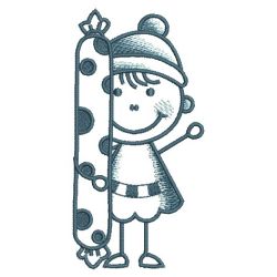 Christmas Stick Men 2 07(Sm) machine embroidery designs