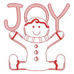 Christmas Gingerbread Redwork 1 06(Md) machine embroidery designs