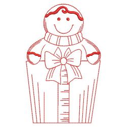 Christmas Gingerbread Redwork 2 07(Md)