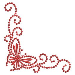 Candlewicking Butterfly Corners 04 machine embroidery designs