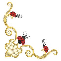 Heirloom Ladybug Corners 07(Lg)