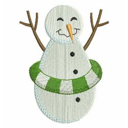 Cute Winter Snowmen 02 machine embroidery designs
