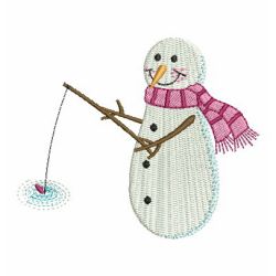 Cute Winter Snowmen 03 machine embroidery designs