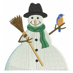 Cute Winter Snowmen 05 machine embroidery designs