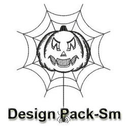 Halloween Pumpkin Redworks(Sm) machine embroidery designs