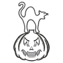 Halloween Pumpkin Redworks 02(Lg)